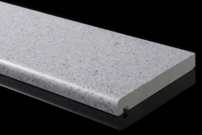 Davanzale Interno In PVC Grafite 10x80cm - Per Finestre Con Chiusure Laterali Incluse - Foto 3