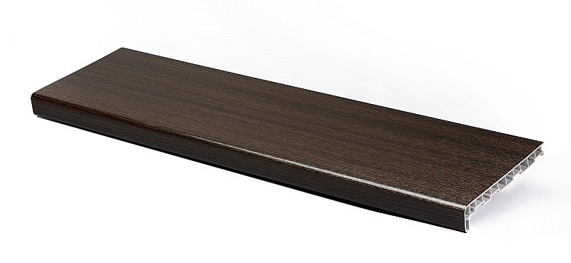 Davanzale Interno In PVC Grafite 10x80cm - Per Finestre Con Chiusure Laterali Incluse - Foto 5