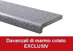 davanzali di marmo colato EXCLUSIV